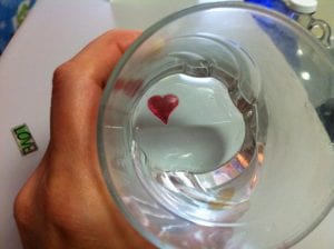 Heart Bottom of Glass June 2016