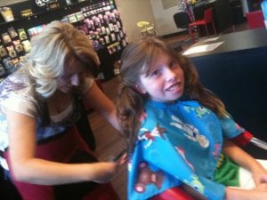 Lillian Haircut June 13 2012
