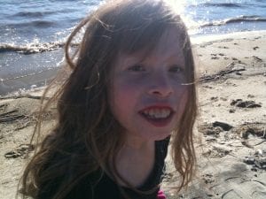 Lillian at Washoe Lake 2012