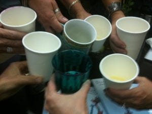 Toasting with WOW group June 13 2012