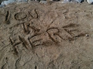 You Are Here in Sand 2.13.13