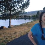 Walk with Lillian Vintage Lake Sunset 6.15.17 #5
