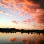 Sunset Walk with Lillian Vintage Lake 8.29.17 #3