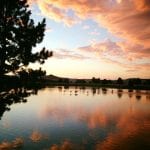 Sunset Walk with Lillian Vintage Lake 8.29.17 #4