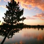 Sunset Walk with Lillian Vintage Lake 8.29.17 #8