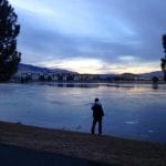 Sunset Walk with Thomas Vintage Lake 12.26.17 #5
