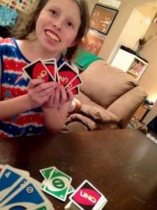 UNO with Lillian 2.9.18 #1