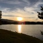 Sunset Walk with Lillian Vintage lake 5.3.18 #1
