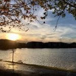 Sunset Walk with Lillian Vintage lake 5.3.18 #15
