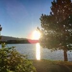 Sunset Walk with Thomas and Lillian Vintage Lake 6.27.18 #6