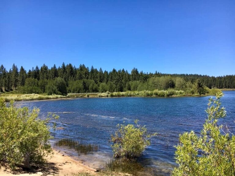 The Beauty of Spooner Lake With an Art Showing of Clouds and Rare Purple Team TLC = Thomas